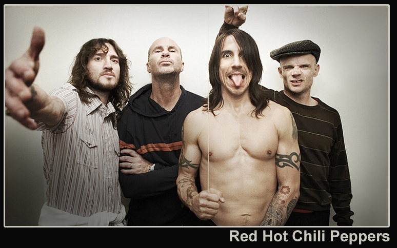 Red Hot Chili Peppers (John Frusciante a la izquierda)